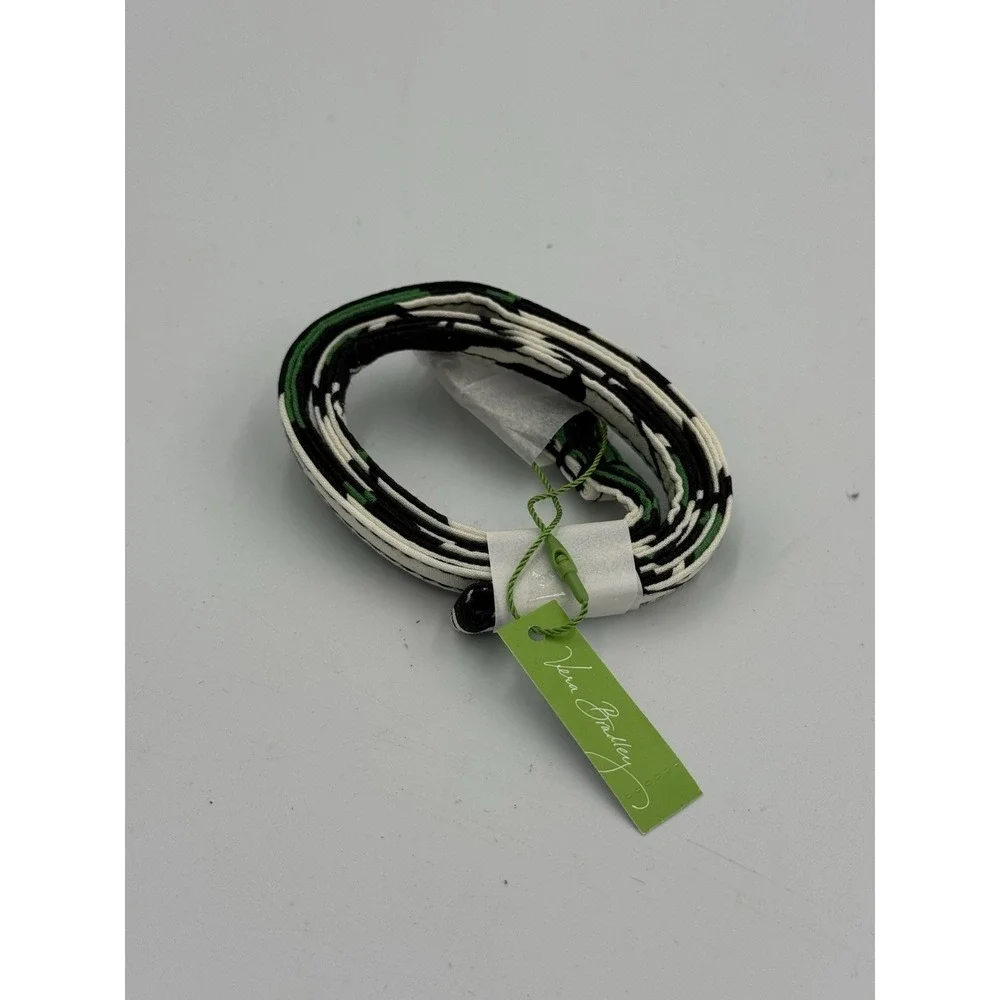 Vera Bradley Imperial Rose Lanyard Green Black Floral 15957-D18 NWT